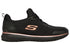 Pantofi sport, dama, SKECHERS WORK SQUAD SR SLIP RESISTANT, 77222EC-BKRG negru, textil